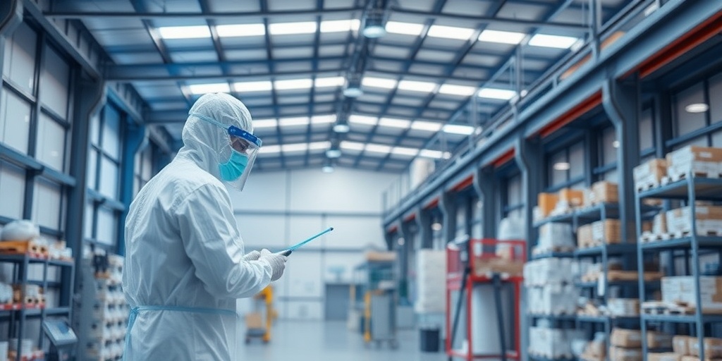 大型物流仓库消毒